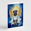 Bouvier des Flandres My Angel Greeting Cards Pack of 8 Blank Cards with Envelopes Whimsical A7 Size 5x7