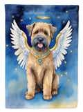 Bouvier des Flandres My Angel House Flag 28x40 Porch Sleeve Pole Decorative Outside Yard Banner Artwork Wall Hanging, Polyester