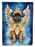 Brussels Griffon My Angel House Flag 28x40 Porch Sleeve Pole Decorative Outside Yard Banner Artwork Wall Hanging, Polyester