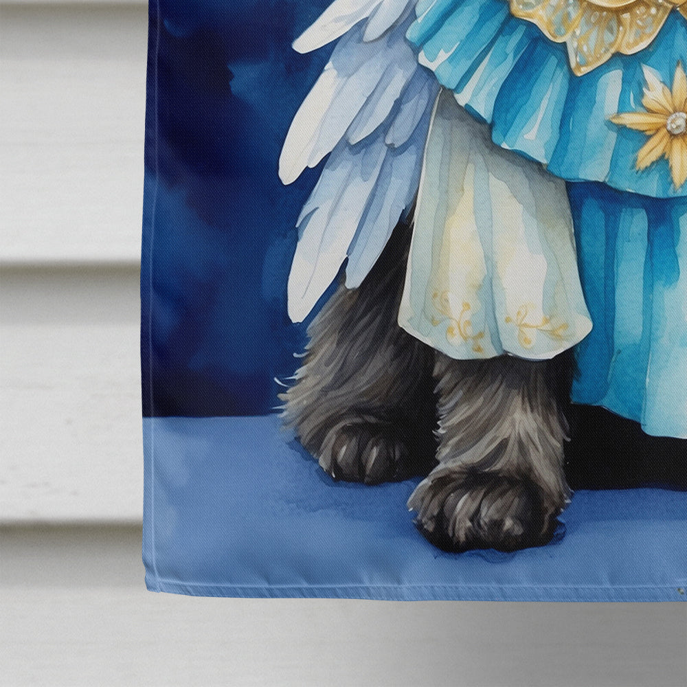 Cairn Terrier My Angel House Flag 28x40 Porch Sleeve Pole Decorative Outside Yard Banner Artwork Wall Hanging, Polyester