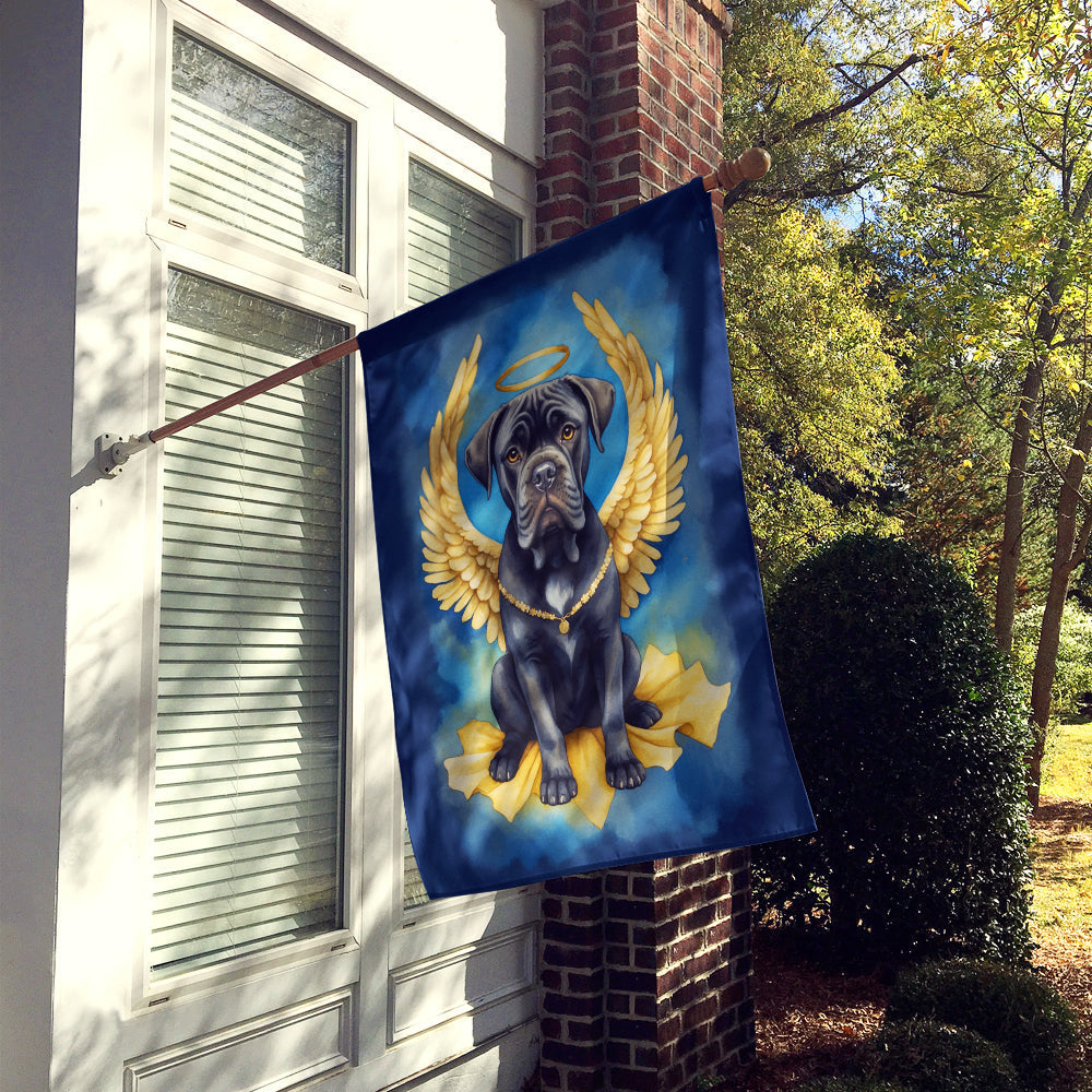 Cane Corso My Angel House Flag 28x40 Porch Sleeve Pole Decorative Outside Yard Banner Artwork Wall Hanging, Polyester