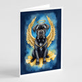 Cane Corso My Angel Greeting Cards Pack of 8 Blank Cards with Envelopes Whimsical A7 Size 5x7