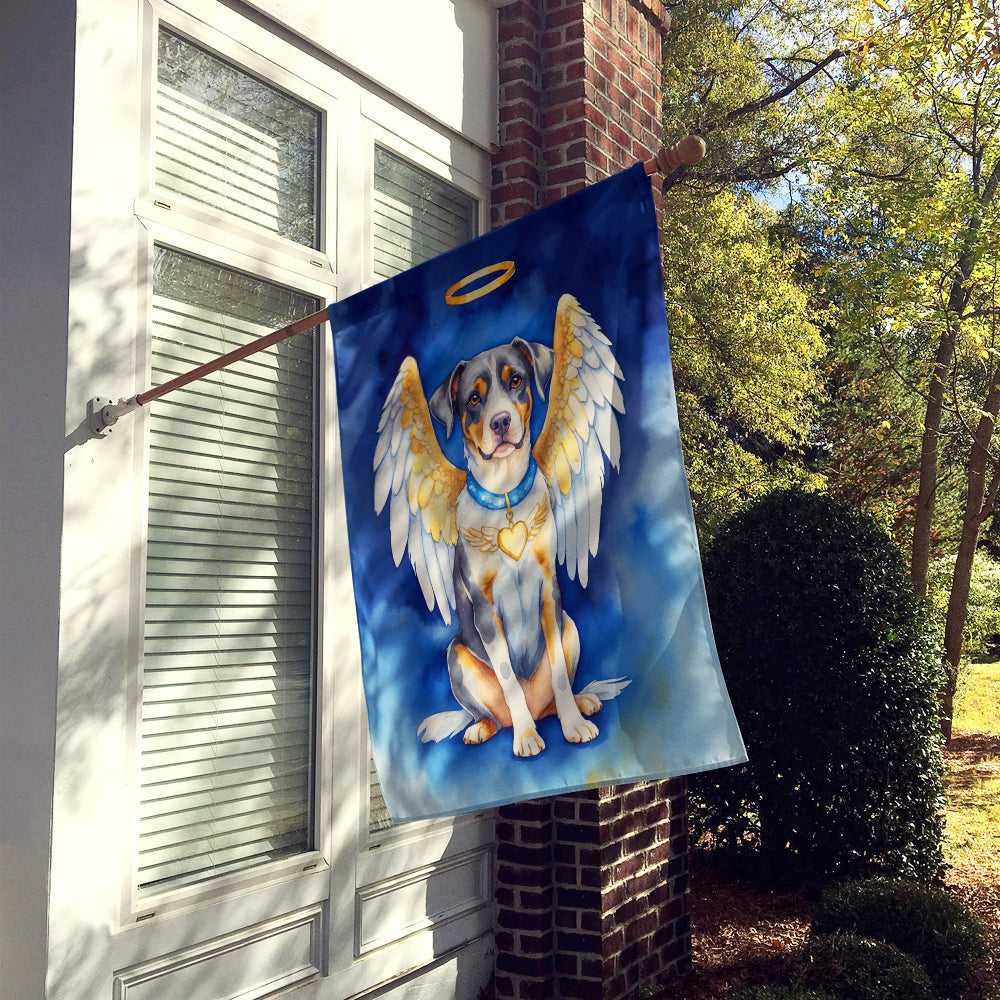 Catahoula My Angel House Flag 28x40 Porch Sleeve Pole Decorative Outside Yard Banner Artwork Wall Hanging, Polyester