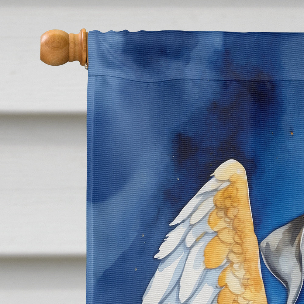 Catahoula My Angel House Flag 28x40 Porch Sleeve Pole Decorative Outside Yard Banner Artwork Wall Hanging, Polyester