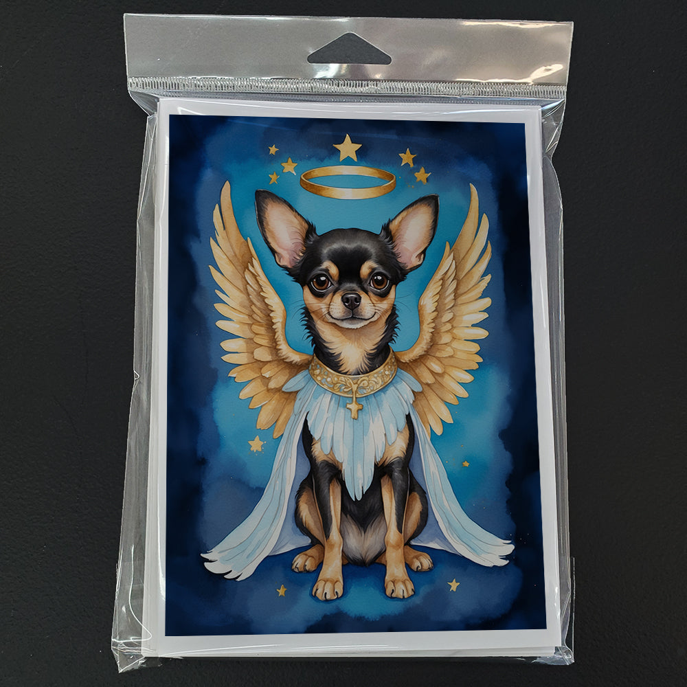 Chihuahua My Angel Greeting Cards Pack of 8 Blank Cards with Envelopes Whimsical A7 Size 5x7
