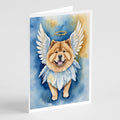 Chow Chow My Angel Greeting Cards Pack of 8 Blank Cards with Envelopes Whimsical A7 Size 5x7