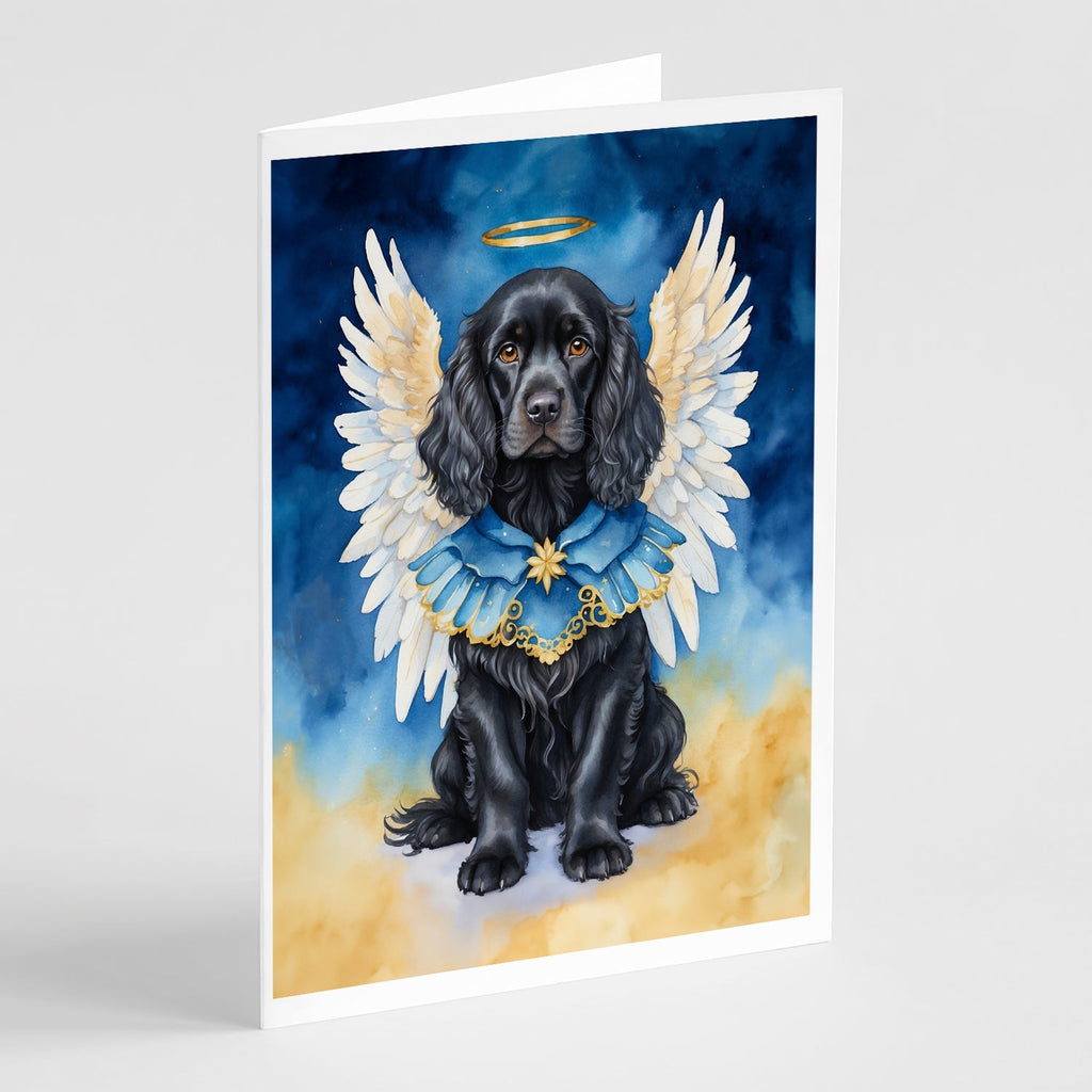 Cocker Spaniel My Angel Greeting Cards Pack of 8 Blank Cards with Envelopes Whimsical A7 Size 5x7