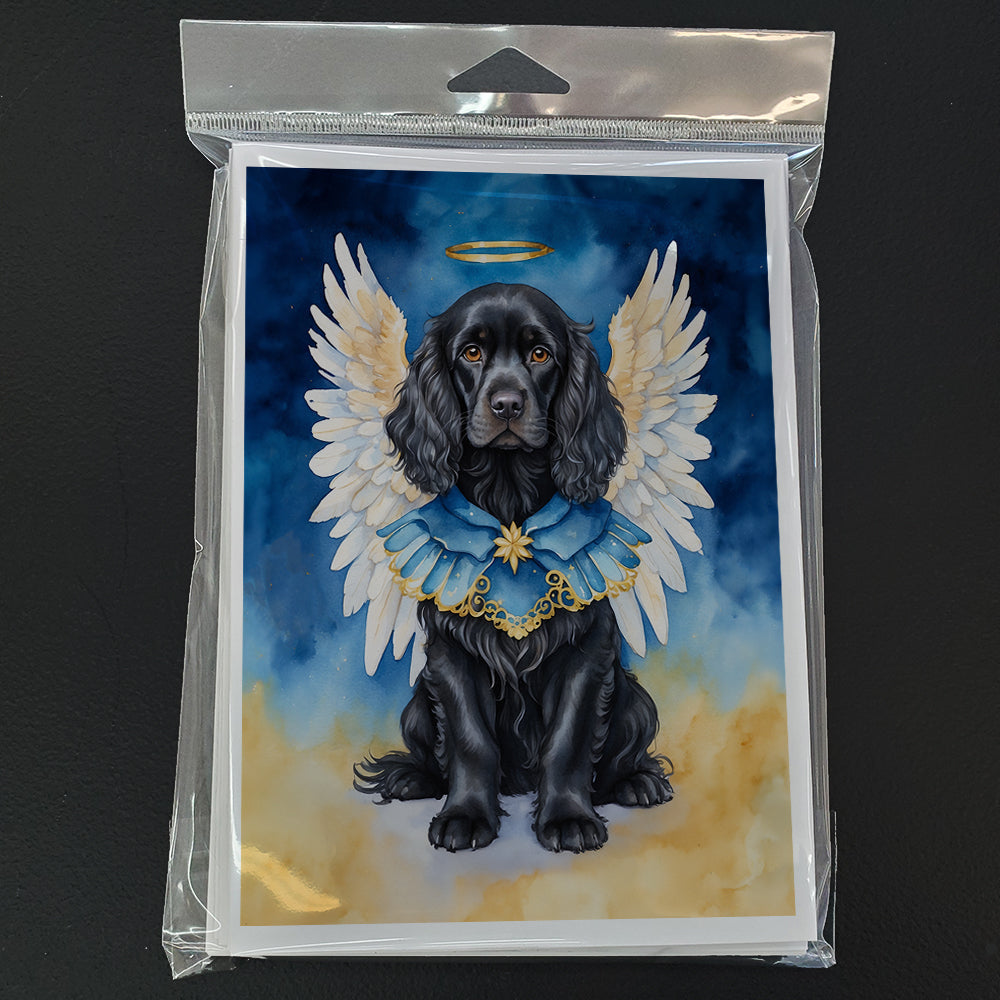 Cocker Spaniel My Angel Greeting Cards Pack of 8 Blank Cards with Envelopes Whimsical A7 Size 5x7
