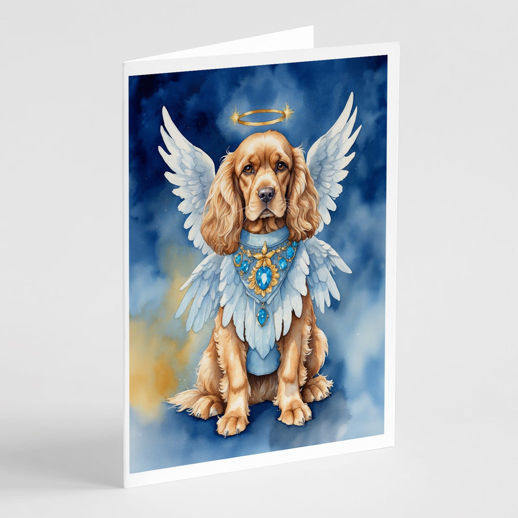 Cocker Spaniel My Angel Greeting Cards Pack of 8 Blank Cards with Envelopes Whimsical A7 Size 5x7