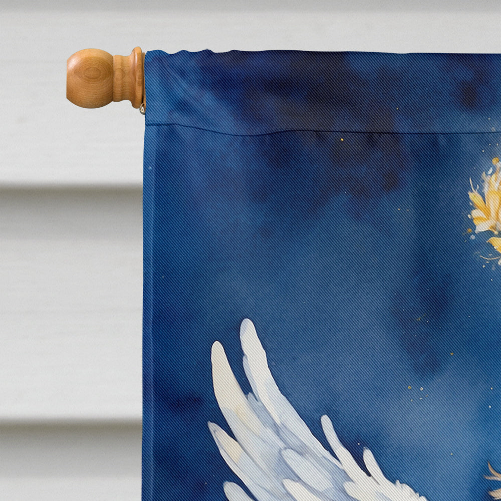Cocker Spaniel My Angel House Flag 28x40 Porch Sleeve Pole Decorative Outside Yard Banner Artwork Wall Hanging, Polyester