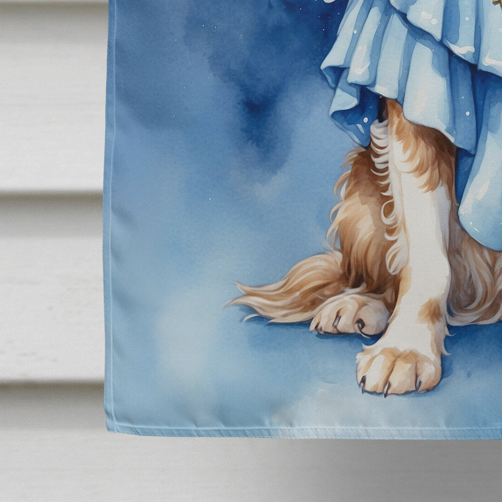 Cocker Spaniel My Angel House Flag 28x40 Porch Sleeve Pole Decorative Outside Yard Banner Artwork Wall Hanging, Polyester