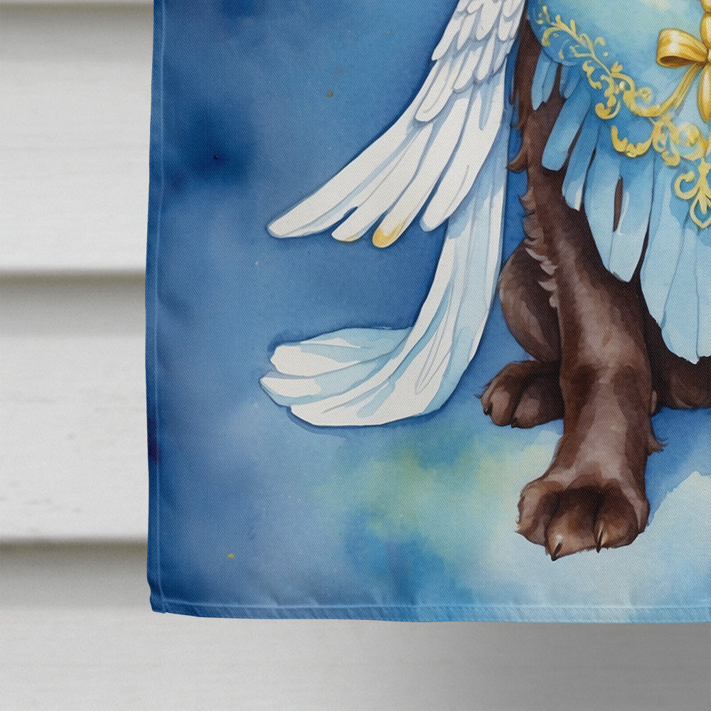 Cocker Spaniel My Angel House Flag 28x40 Porch Sleeve Pole Decorative Outside Yard Banner Artwork Wall Hanging, Polyester