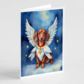 Dachshund My Angel Greeting Cards Pack of 8 Blank Cards with Envelopes Whimsical A7 Size 5x7