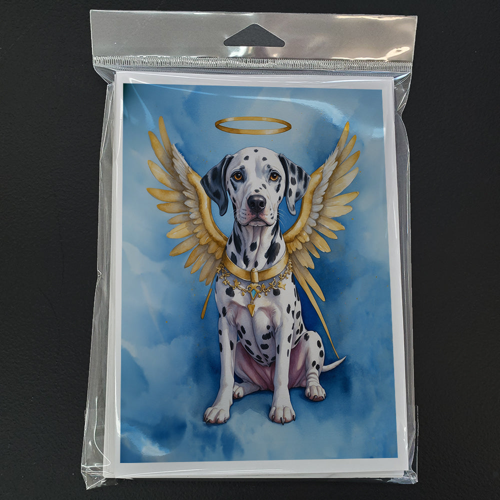 Dalmatian My Angel Greeting Cards Pack of 8 Blank Cards with Envelopes Whimsical A7 Size 5x7