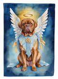 Dogue de Bordeaux My Angel House Flag 28x40 Porch Sleeve Pole Decorative Outside Yard Banner Artwork Wall Hanging, Polyester