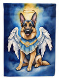 German Shepherd My Angel House Flag 28x40 Porch Sleeve Pole Decorative Outside Yard Banner Artwork Wall Hanging, Polyester