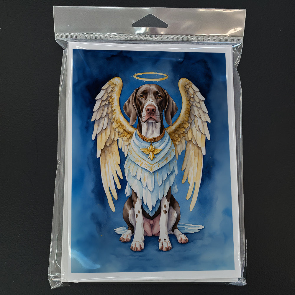 German Shorthaired Pointer My Angel Greeting Cards Pack of 8 Blank Cards with Envelopes Whimsical A7 Size 5x7