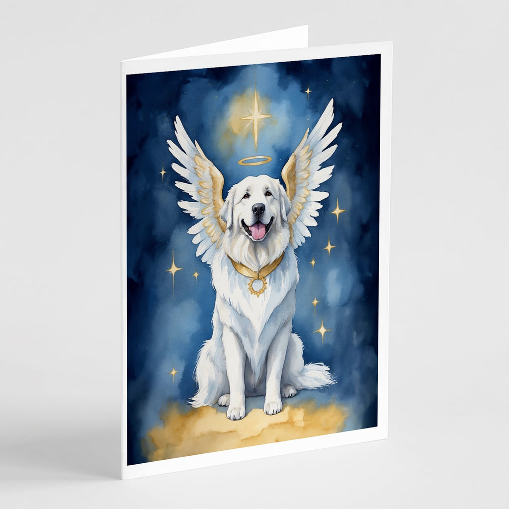 Great Pyrenees My Angel Greeting Cards Pack of 8 Blank Cards with Envelopes Whimsical A7 Size 5x7