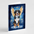Greater Swiss Mountain Dog My Angel Greeting Cards Pack of 8 Blank Cards with Envelopes Whimsical A7 Size 5x7