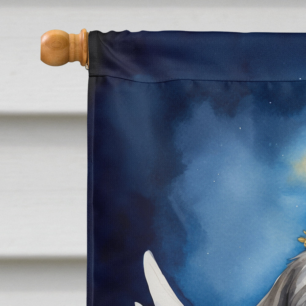 Havanese My Angel House Flag 28x40 Porch Sleeve Pole Decorative Outside Yard Banner Artwork Wall Hanging, Polyester