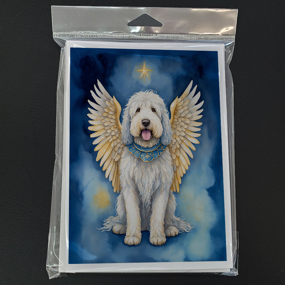 Komondor My Angel Greeting Cards Pack of 8 Blank Cards with Envelopes Whimsical A7 Size 5x7