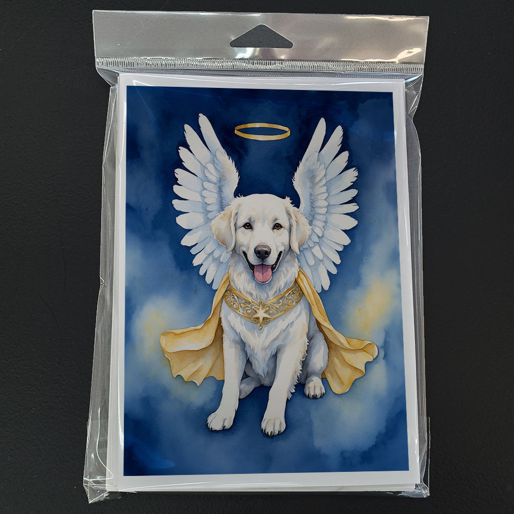 Kuvasz My Angel Greeting Cards Pack of 8 Blank Cards with Envelopes Whimsical A7 Size 5x7