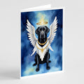 Black Labrador Retriever My Angel Greeting Cards Pack of 8 Blank Cards with Envelopes Whimsical A7 Size 5x7