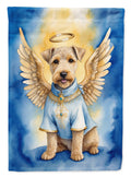 Lakeland Terrier My Angel House Flag 28x40 Porch Sleeve Pole Decorative Outside Yard Banner Artwork Wall Hanging, Polyester