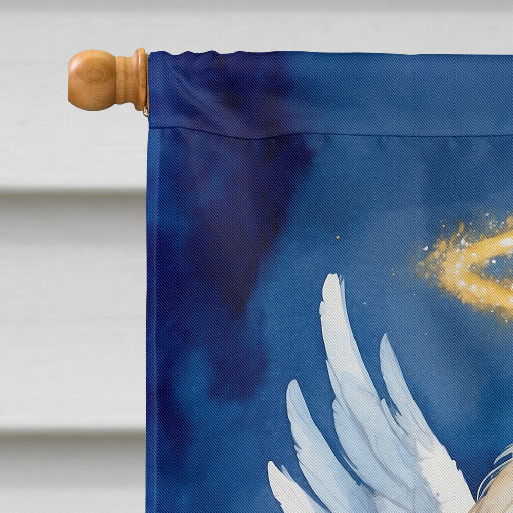 Lhasa Apso My Angel House Flag 28x40 Porch Sleeve Pole Decorative Outside Yard Banner Artwork Wall Hanging, Polyester