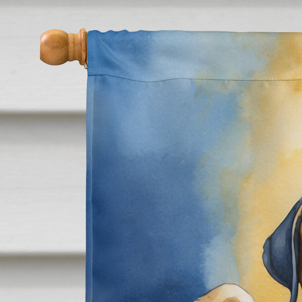 Mastiff My Angel House Flag 28x40 Porch Sleeve Pole Decorative Outside Yard Banner Artwork Wall Hanging, Polyester