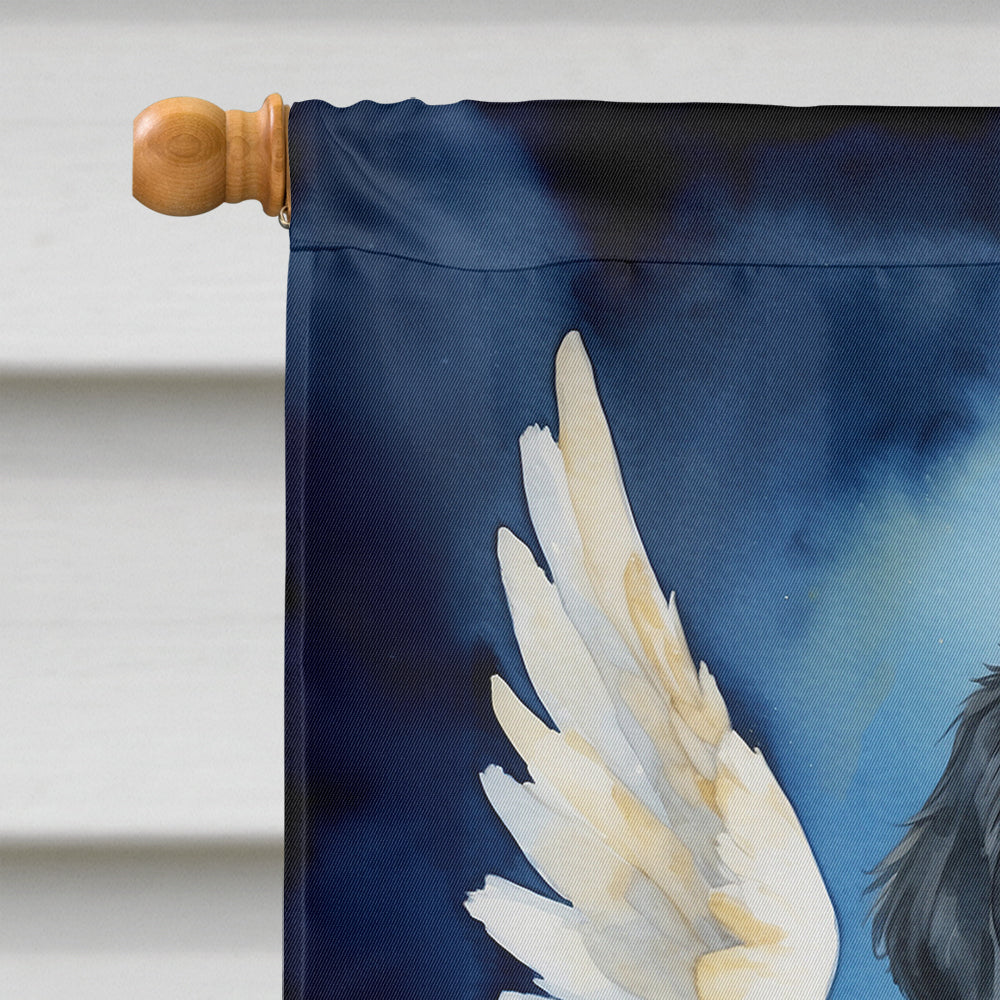 Newfoundland My Angel House Flag 28x40 Porch Sleeve Pole Decorative Outside Yard Banner Artwork Wall Hanging, Polyester