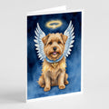 Norfolk Terrier My Angel Greeting Cards Pack of 8 Blank Cards with Envelopes Whimsical A7 Size 5x7