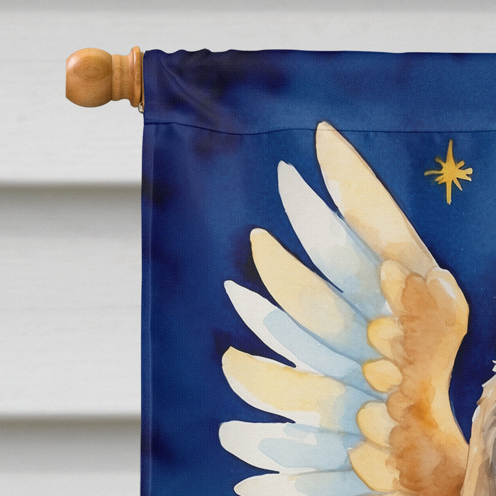 Otterhound My Angel House Flag 28x40 Porch Sleeve Pole Decorative Outside Yard Banner Artwork Wall Hanging, Polyester