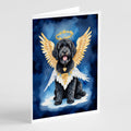 Portuguese Water Dog My Angel Greeting Cards Pack of 8 Blank Cards with Envelopes Whimsical A7 Size 5x7