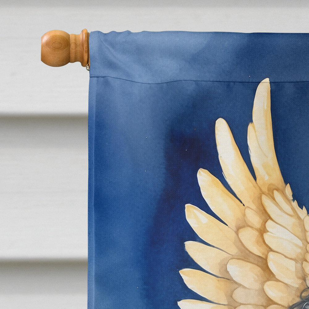 Puli My Angel House Flag 28x40 Porch Sleeve Pole Decorative Outside Yard Banner Artwork Wall Hanging, Polyester