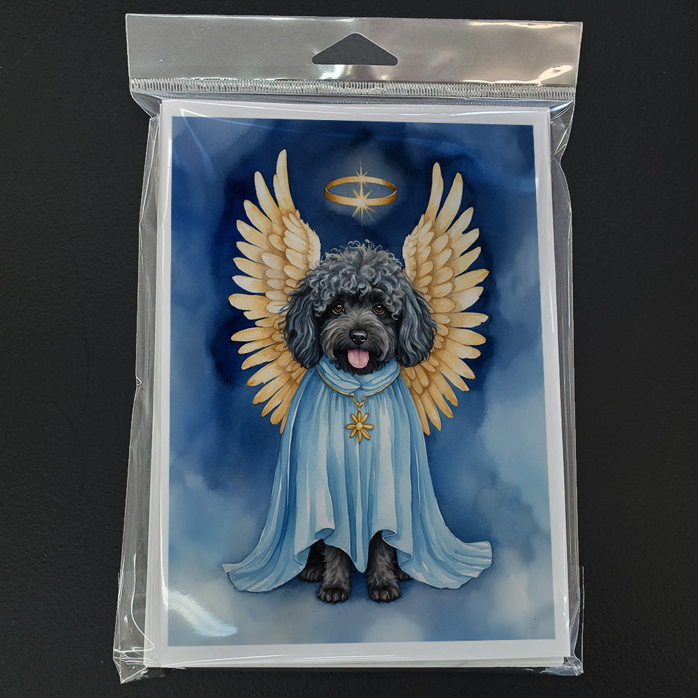 Puli My Angel Greeting Cards Pack of 8 Blank Cards with Envelopes Whimsical A7 Size 5x7