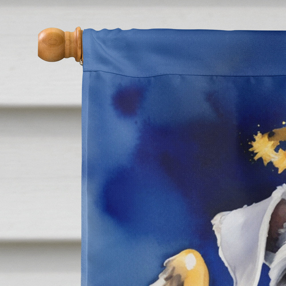 Schnauzer My Angel House Flag 28x40 Porch Sleeve Pole Decorative Outside Yard Banner Artwork Wall Hanging, Polyester