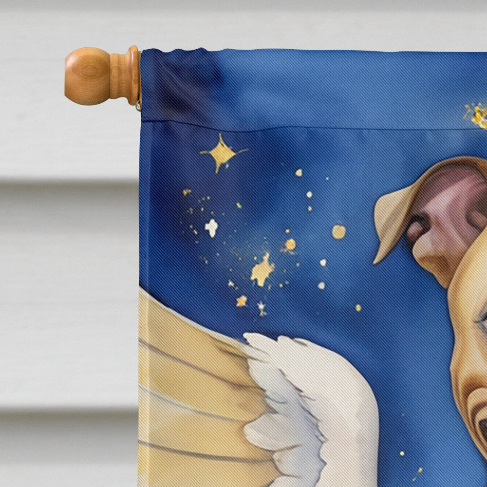 Staffordshire Bull Terrier My Angel House Flag 28x40 Porch Sleeve Pole Decorative Outside Yard Banner Artwork Wall Hanging, Polyester