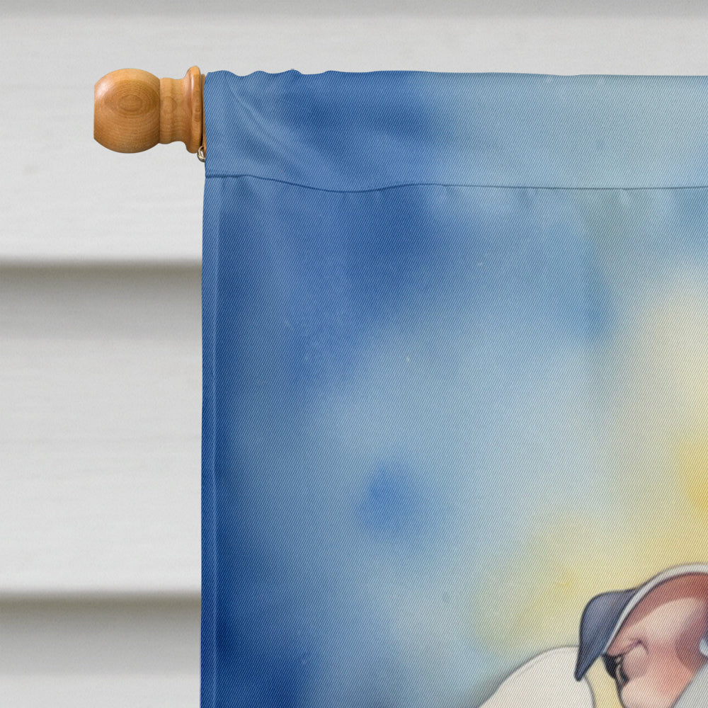 Staffordshire Bull Terrier My Angel House Flag 28x40 Porch Sleeve Pole Decorative Outside Yard Banner Artwork Wall Hanging, Polyester