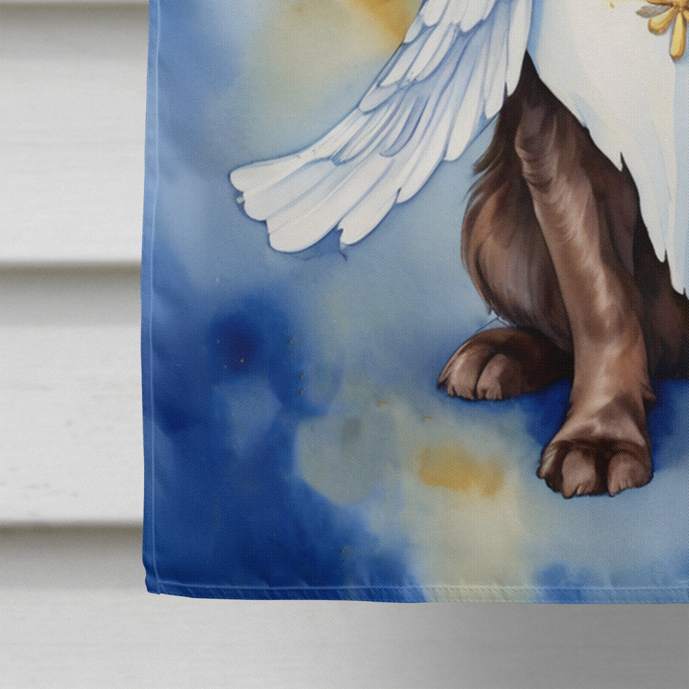 Sussex Spaniel My Angel House Flag 28x40 Porch Sleeve Pole Decorative Outside Yard Banner Artwork Wall Hanging, Polyester