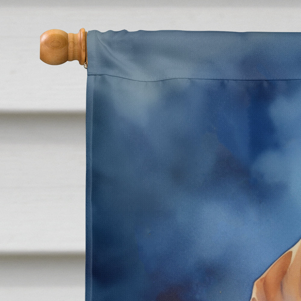 Vizsla My Angel House Flag 28x40 Porch Sleeve Pole Decorative Outside Yard Banner Artwork Wall Hanging, Polyester