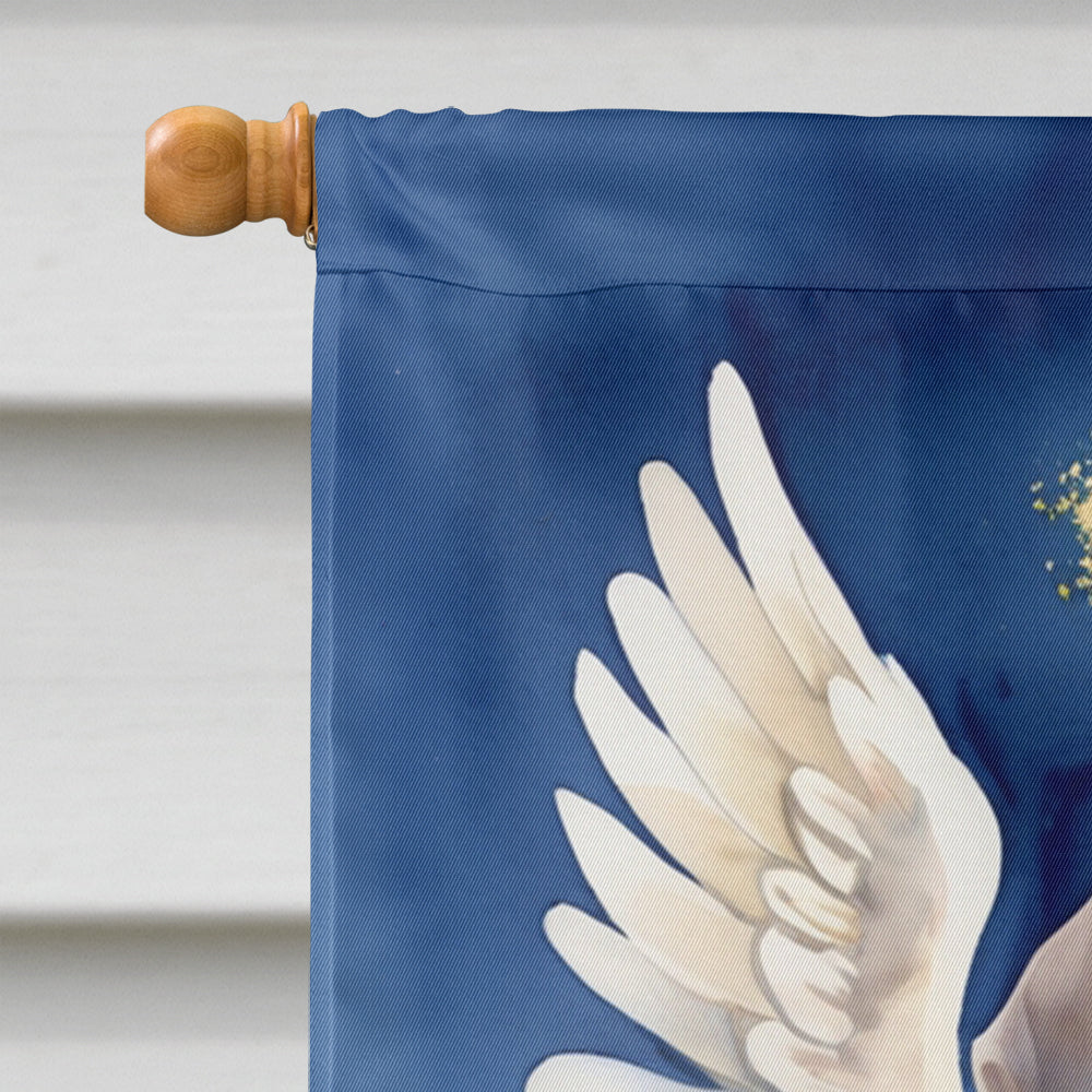 Weimaraner My Angel House Flag 28x40 Porch Sleeve Pole Decorative Outside Yard Banner Artwork Wall Hanging, Polyester