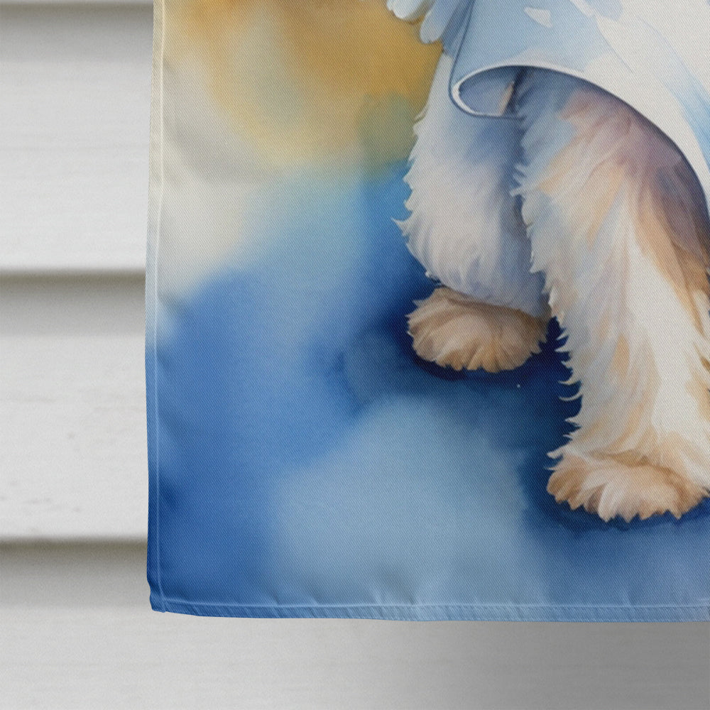 Westie My Angel House Flag 28x40 Porch Sleeve Pole Decorative Outside Yard Banner Artwork Wall Hanging, Polyester