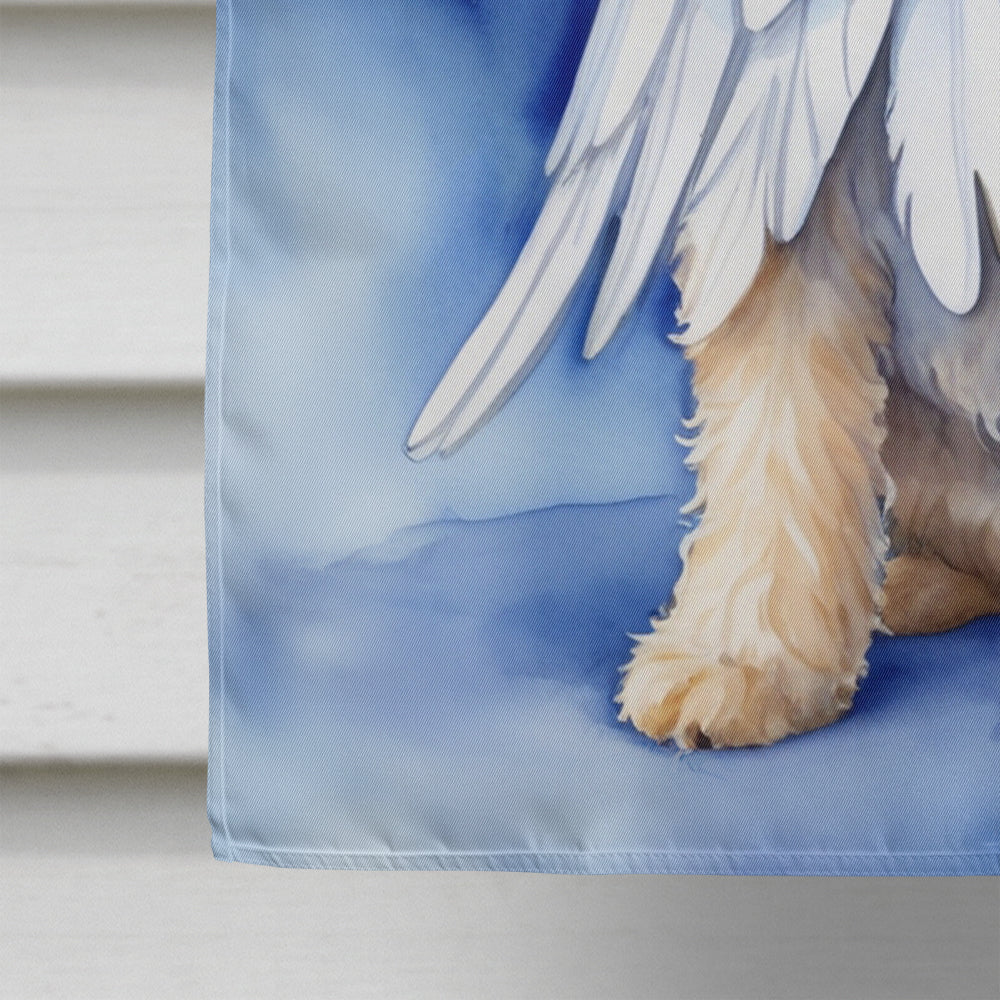 Wheaten Terrier My Angel House Flag 28x40 Porch Sleeve Pole Decorative Outside Yard Banner Artwork Wall Hanging, Polyester