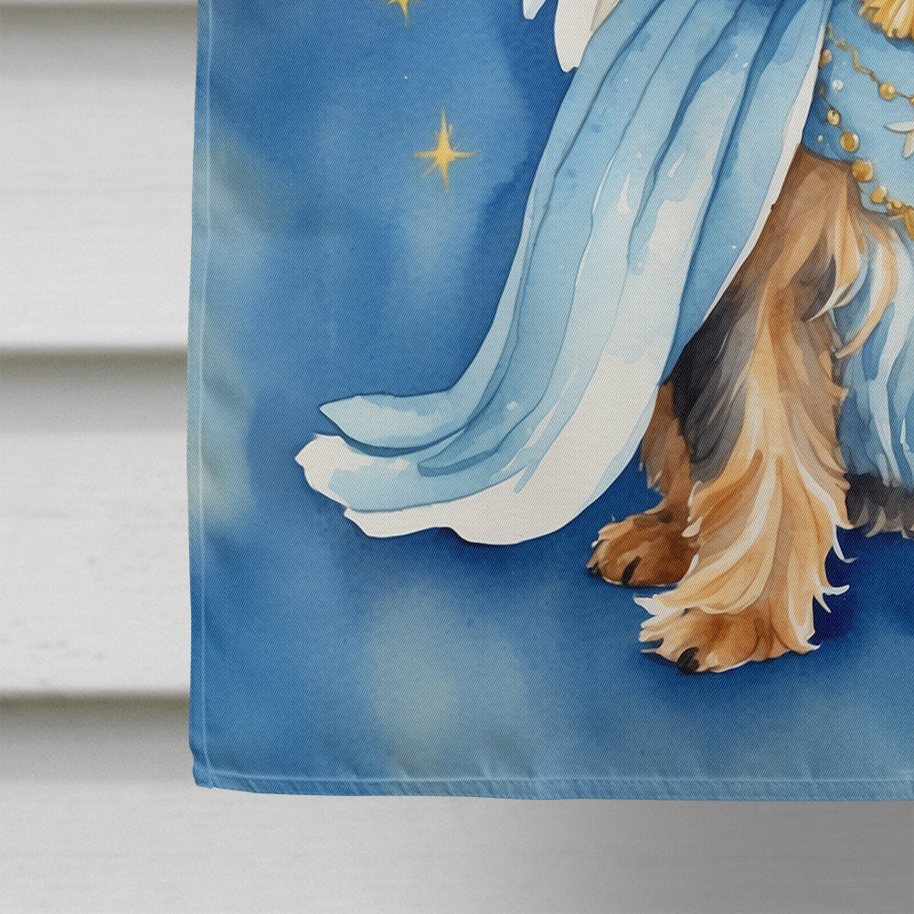 Yorkshire Terrier My Angel House Flag 28x40 Porch Sleeve Pole Decorative Outside Yard Banner Artwork Wall Hanging, Polyester