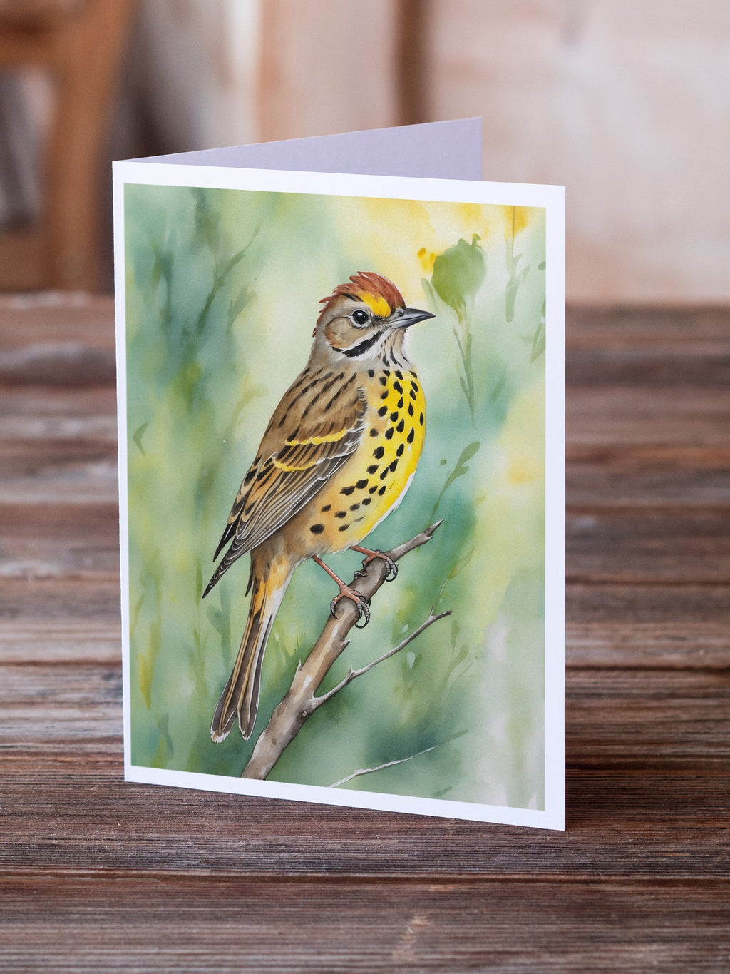 Alabama Yellowhammer Greeting Cards Pack of 8 Blank Cards with Envelopes Whimsical A7 Size 5x7