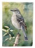 Arkansas Northern Mockingbird House Flag 28x40 Porch Sleeve Pole Decorative Outside Yard Banner Artwork Wall Hanging, Polyester