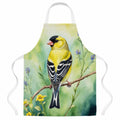 American Goldfinch Apron Cooking Kitchen Server Baking Crafts Gardening for Adult Women Men, Unisex, Large, Multicolor