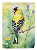American Goldfinch House Flag 28x40 Porch Sleeve Pole Decorative Outside Yard Banner Artwork Wall Hanging, Polyester