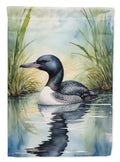 Minnesota Common Loon House Flag 28x40 Porch Sleeve Pole Decorative Outside Yard Banner Artwork Wall Hanging, Polyester